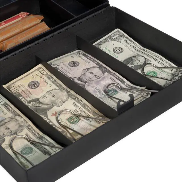 Alt view image 12 of 13 - BARSKA CB11794 Cash Box,Compartments 10,3 in. H