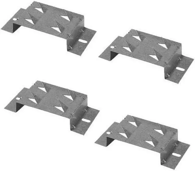 Alt view image 3 of 3 - AURALEX ACOUSTICS 1" OFFSET I-CLIP4-PACK Noise Control Impaling Clips, Steel, 3