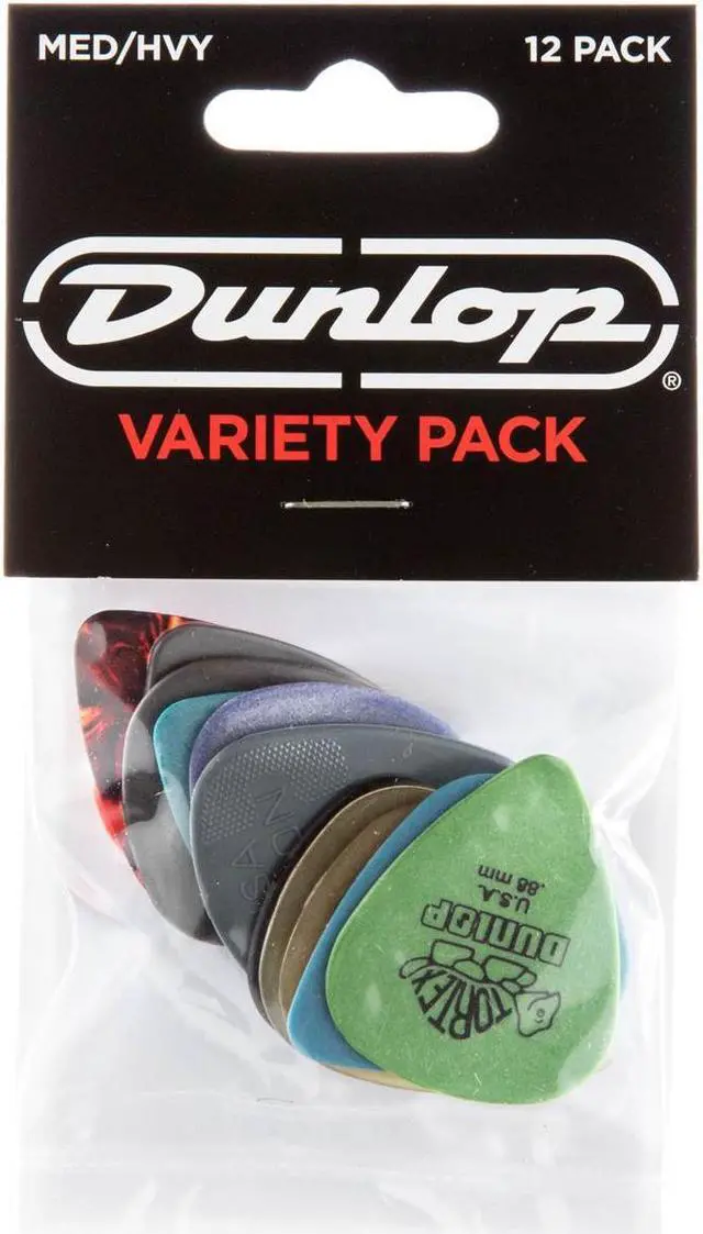 Alt view image 3 of 4 - Dunlop Medium/Heavy Pick Variety Pack