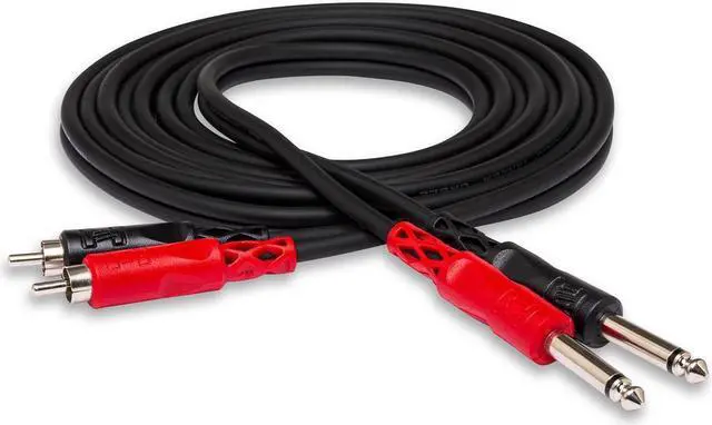 Alt view image 4 of 11 - Hosa CPR203 Dual 1/4" to RCA, 3 Meters (9.9 ft)