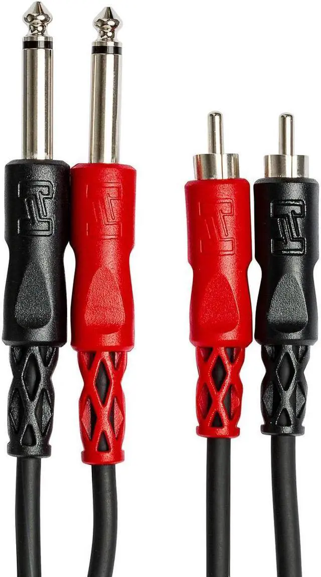 Alt view image 10 of 11 - Hosa CPR203 Dual 1/4" to RCA, 3 Meters (9.9 ft)