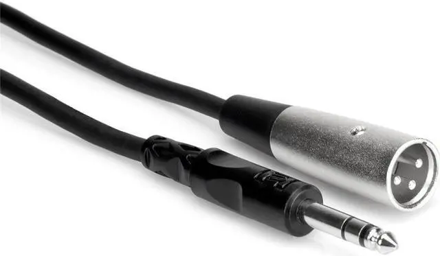 Alt view image 4 of 4 - Hosa STX-120M 1/4 inch TRS to XLR3M Balanced Interconnect Cable, 20 feet