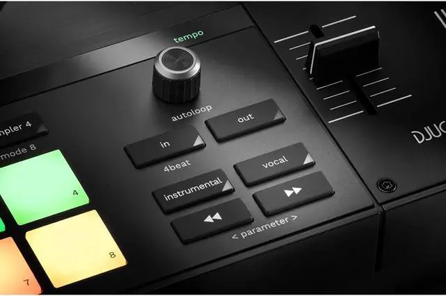 Alt view image 7 of 11 - Hercules DJControl Inpulse T7, 2 Deck Motorized DJ Controller with built in STEMS Control, Serato DJ and DJUCED included