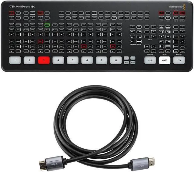 Blackmagic Design ATEM Mini Extreme ISO HDMI Live Stream Switcher