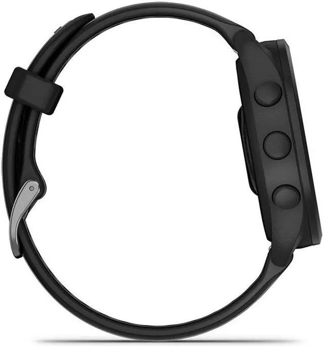 Alt view image 7 of 8 - Garmin Forerunner 165, Black/Slate Grey | GPS Running Smart Watch 010-02863-20