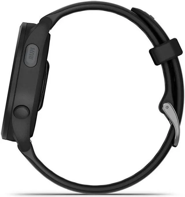 Alt view image 5 of 8 - Garmin Forerunner 165, Black/Slate Grey | GPS Running Smart Watch 010-02863-20