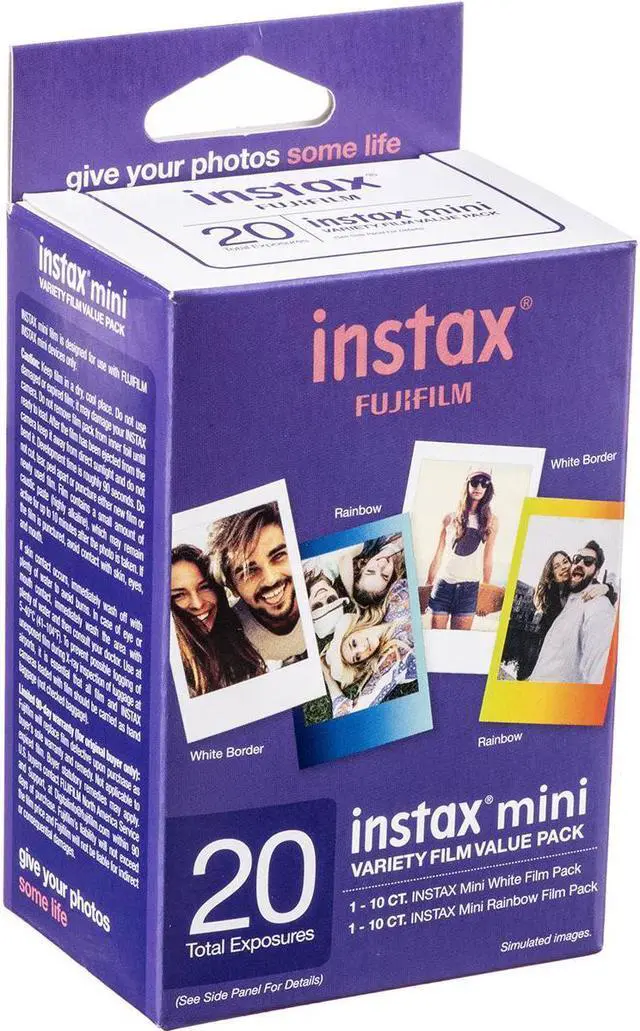 Main image of Fujifilm Instax Mini Instant Film Variety Value Pack, 20 Exposures #600021109