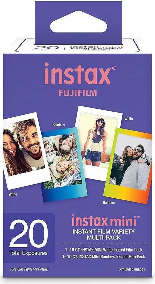 Alt view image 2 of 3 - Fujifilm Instax Mini Instant Film Variety Value Pack, 20 Exposures #600021109