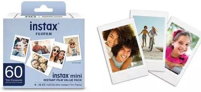Alt view image 6 of 6 - Fujifilm Instax Mini White Instant Film, 120 Exposures, with Photo Album