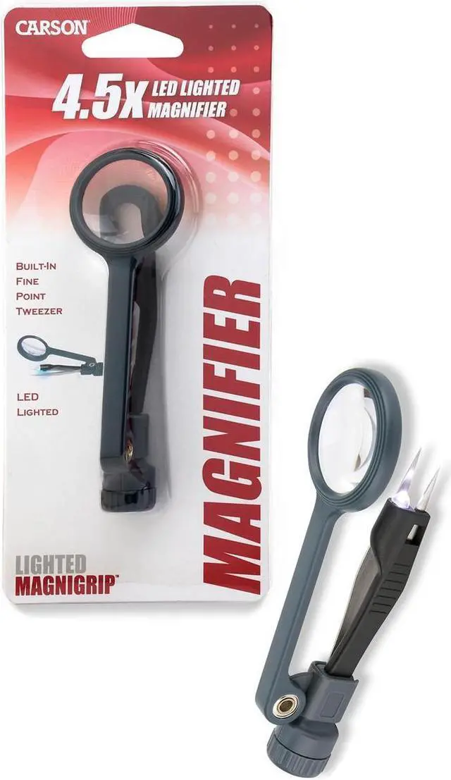 Alt view image 7 of 9 - Carson Optical MG-88 LED Lighted MagniGrip