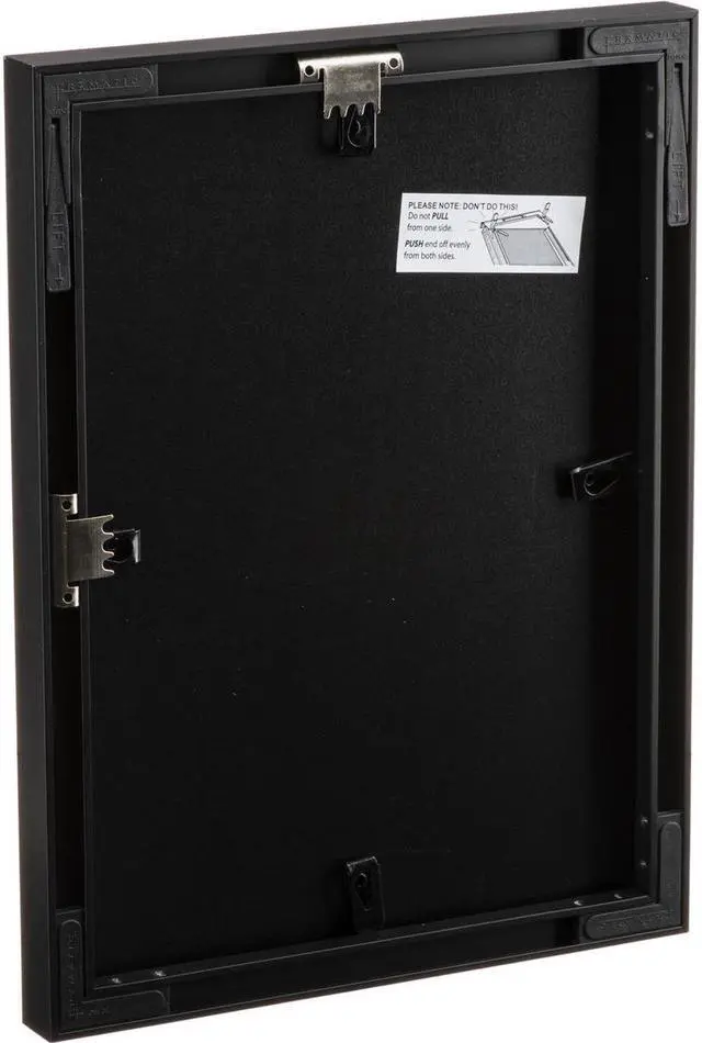 Alt view image 2 of 2 - Framatic 11 x 17 Fineline Black Aluminum Frame (4 Pack)