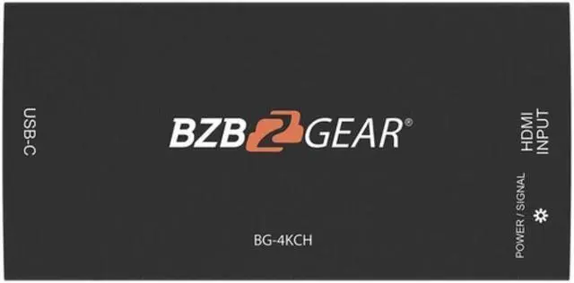 Alt view image 10 of 14 - BZBGEAR USB-C 4K UHD HDMI Video Capture Box with Scaler