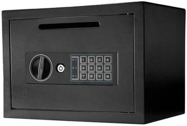 Alt view image 12 of 13 - Barska Black Compact Keypad Depository Safe
