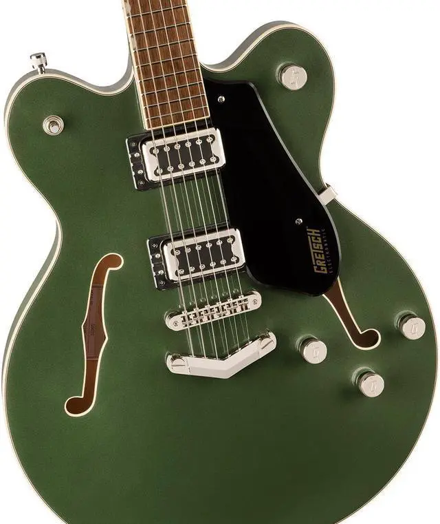 Alt view image 2 of 5 - Gretsch Gretsch G5622 Electromatic Center Block Double-Cut with V-Stoptail Electric Guitar, Laurel Fingerboard, Olive Metallic