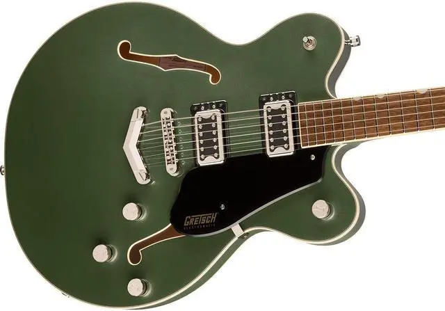 Alt view image 3 of 5 - Gretsch Gretsch G5622 Electromatic Center Block Double-Cut with V-Stoptail Electric Guitar, Laurel Fingerboard, Olive Metallic