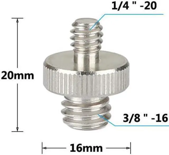 Alt view image 2 of 5 - CAMVATE 1/4" & 3/8" Thread Screw Assortment Kit for DSLR Camera Cage Rig & Accessories Assembly, 20 Pieces