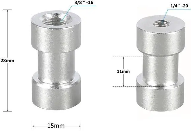 Alt view image 5 of 5 - CAMVATE 1/4" & 3/8" Thread Screw Assortment Kit for DSLR Camera Cage Rig & Accessories Assembly, 20 Pieces