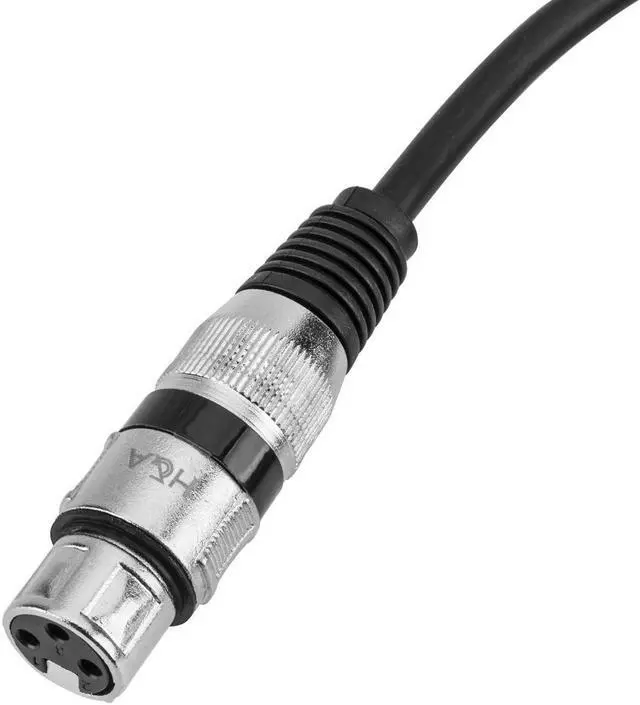 Alt view image 2 of 4 - H&A 3-Pin XLR Female to 3.5mm Stereo Mini-Plug Cable 6' #XSM-FM-6