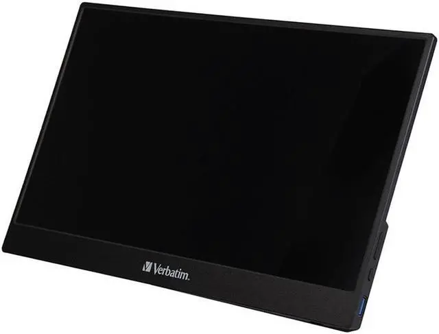 Alt view image 3 of 14 - Verbatim Portable Touchscreen Monitor Full HD 1080p 17.3" Metal Housing