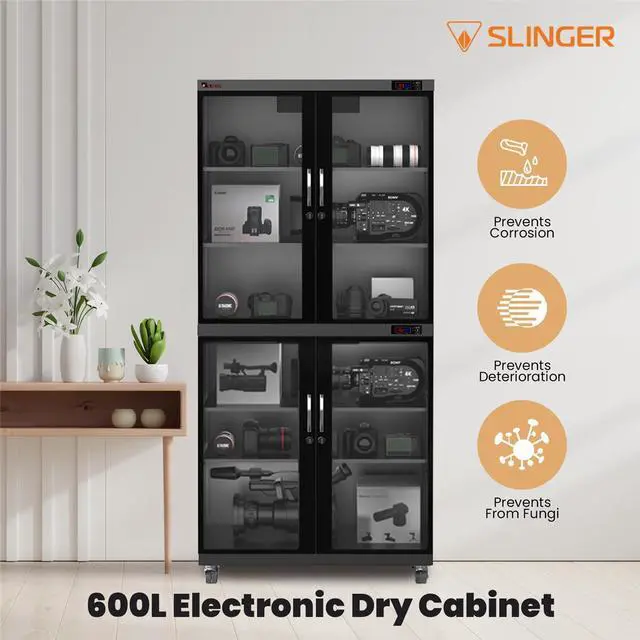 Alt view image 2 of 7 - Slinger Electronic Dry Cabinet with Combination Lock, 600L