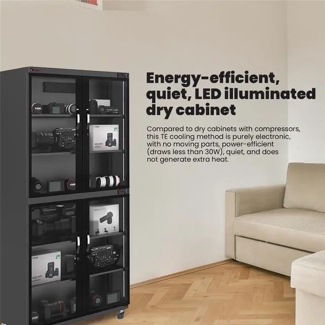Alt view image 5 of 7 - Slinger Electronic Dry Cabinet with Combination Lock, 600L