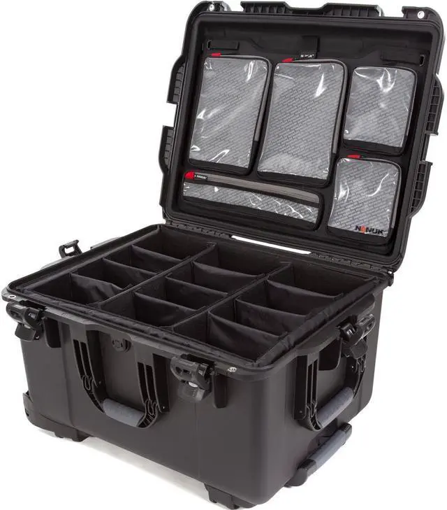 Main image of Nanuk 960 Waterproof Hard Case with Padded Dividers and Organizer, Black