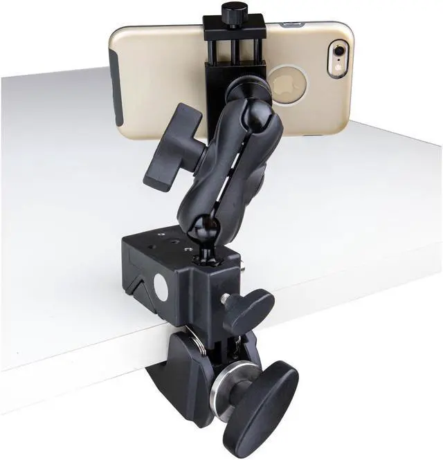 Alt view image 3 of 7 - Kupo Universal Smartphone Clamp with 1/4"-20 Mount #KG056711
