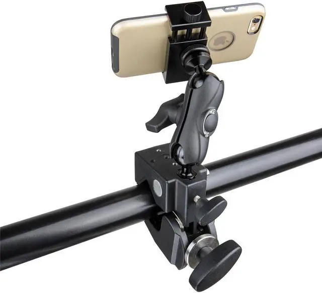 Alt view image 5 of 7 - Kupo Universal Smartphone Clamp with 1/4"-20 Mount #KG056711