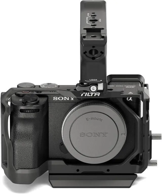 Alt view image 3 of 7 - Tilta Full Camera Cage Lightweight Kit for Sony a6700, Black
