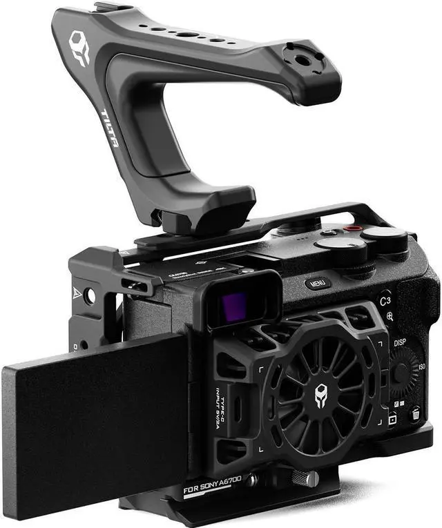 Alt view image 2 of 7 - Tilta Full Camera Cage Lightweight Kit for Sony a6700, Black