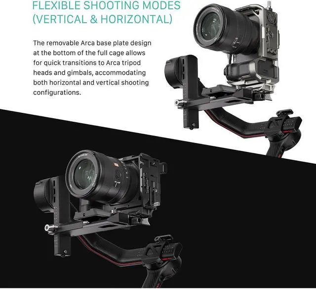 Alt view image 6 of 7 - Tilta Full Camera Cage Lightweight Kit for Sony a6700, Black