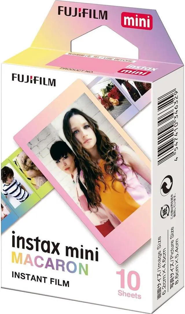 Alt view image 10 of 11 - Fujifilm 16547737 instax mini Macaron Film, 10 pk