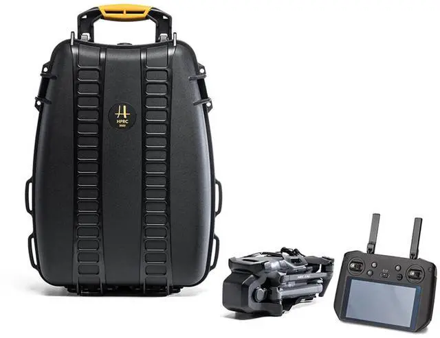 Alt view image 2 of 6 - HPRC 3500 Watertight Backpack for DJI Mavic 3 Pro Cine Premium and Fly More Combo, Black