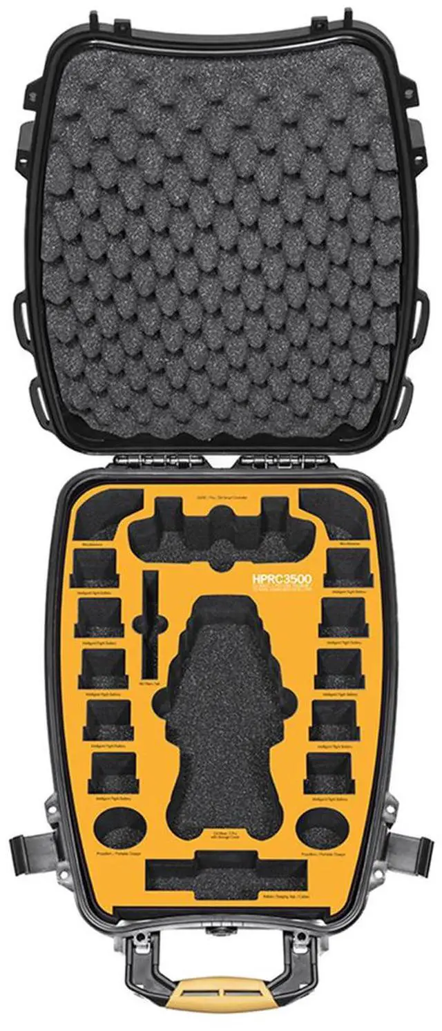 Alt view image 5 of 6 - HPRC 3500 Watertight Backpack for DJI Mavic 3 Pro Cine Premium and Fly More Combo, Black