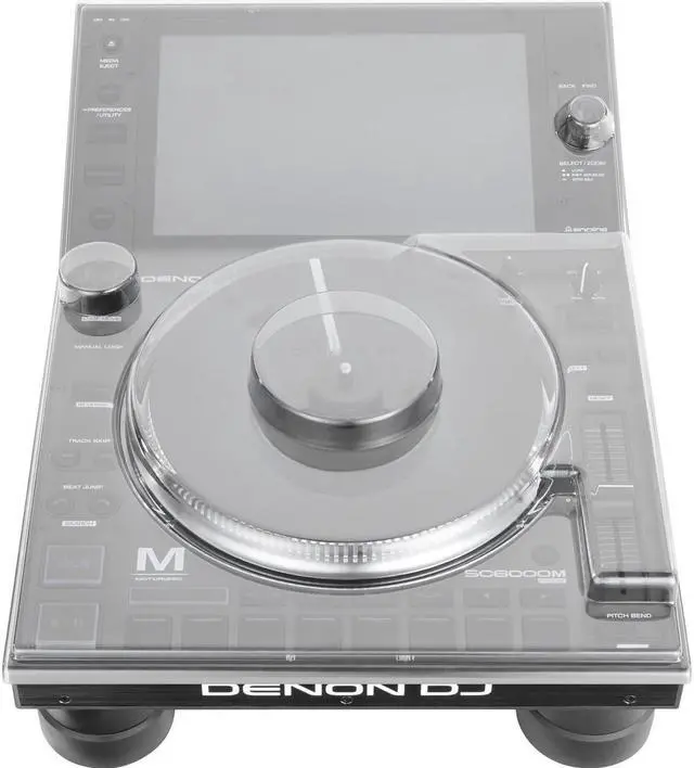 Alt view image 2 of 5 - Decksaver Cover for Denon DJ SC6000 & SC6000M Prime Media Player, Smoked/Clear