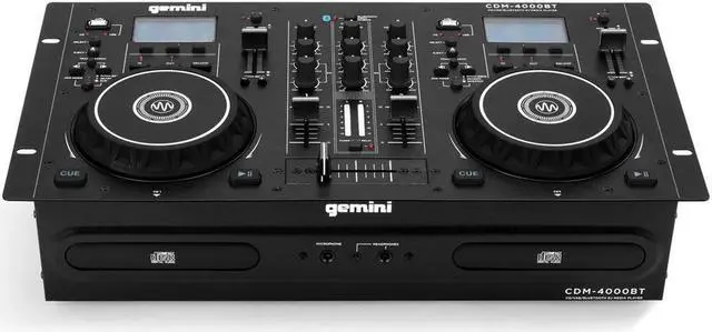 Alt view image 17 of 20 - Gemini Sound Pro StandAlone DJ Dual Deck Media Player Mixer