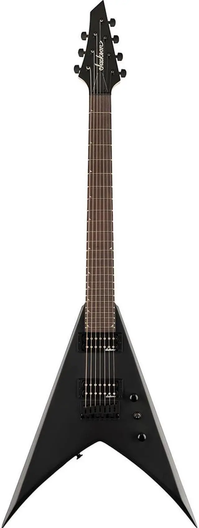 Main image of Jackson JS Series King V JS22-7 KV HT 7-String Electric Guitar, Satin Black