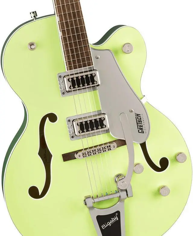 Alt view image 3 of 7 - Gretsch Gretsch G5420T Electromatic Classic Hollow Body Single-Cut with Bigsby Electric Guitar, Laurel Fingerboard, TwoTone Anniversary Green