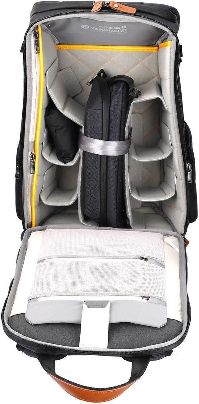 Alt view image 3 of 7 - Vanguard Vanguard VEO City B42 Camera Backpack, Navy #VEO CITY B42 NV