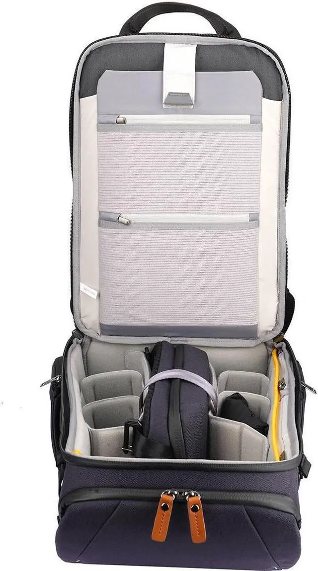 Alt view image 4 of 7 - Vanguard Vanguard VEO City B42 Camera Backpack, Navy #VEO CITY B42 NV
