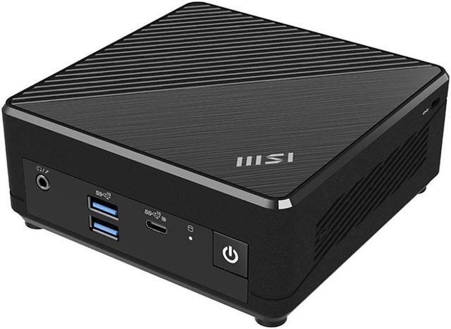 Alt view image 10 of 14 - MSI Cubi N ADL Ultrasmall PC, Intel Pentium N200, WiFi AC9462, BT 5, Duel LAN, ThunderBOLT Type C, Black, Non-OS (ADL-019BUS)
