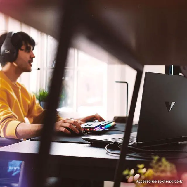 Alt view image 6 of 13 - HP VICTUS 15-fa1300nr 15.6" Gaming Laptop i5-12450H 8GB 512GB RTX4050 A05XLUAABA