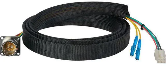 Alt view image 2 of 2 - Camplex HF-FCS06A-MR-LC Hybrid Fiber Optic Receptacle Cable SMPTE & ARIB with LC - Male 6 ft.