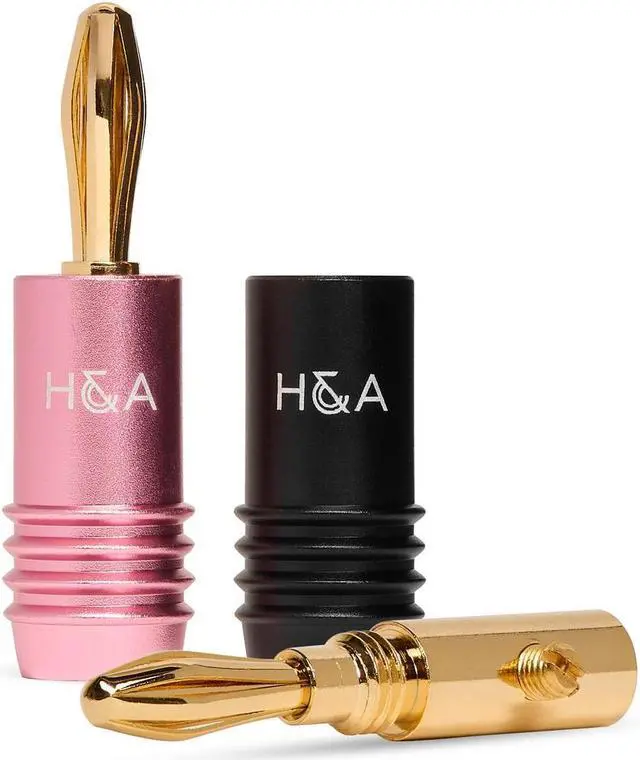 Alt view image 2 of 7 - H&A Speaker Connector Banana Plugs, 6 Pair #HA-BP-6P