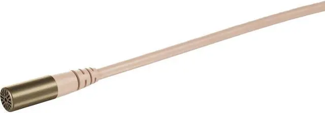 Main image of DPA Microphones d:screet CORE 6060 Subminiature Lavalier Omnidirectional Microphone with Hardwired 3.5mm Locking Connector, Normal SPL, Beige