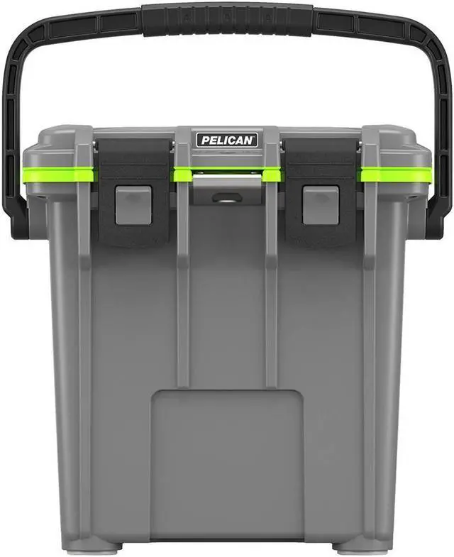Alt view image 10 of 12 - Pelican Elite 20 Quart Cooler (Dark Grey/Green)