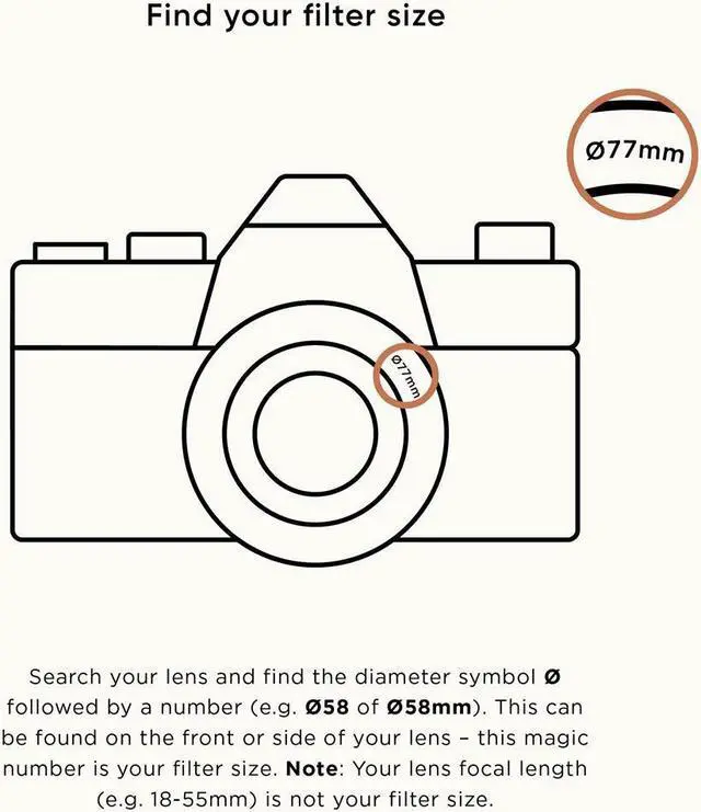 Alt view image 14 of 15 - Urth 82mm ND2-400 Variable ND Lens Filter 1-8 (6 Stop Range) UNDX400ST82