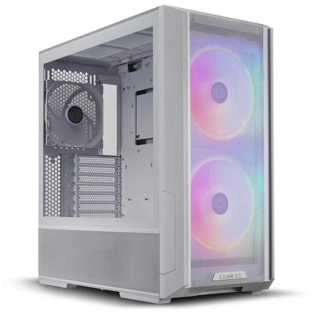 Alt view image 8 of 11 - LIAN LI LANCOOL 216RW White Steel / Tempered Glass ATX Mid Tower Computer Case ,2x 16 cm ARGB Fans Included ----LANCOOL 216RW