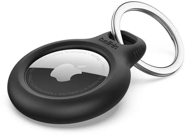Alt view image 16 of 16 - Belkin Secure Holder with Key Ring for AirTag F8W973BTBLK