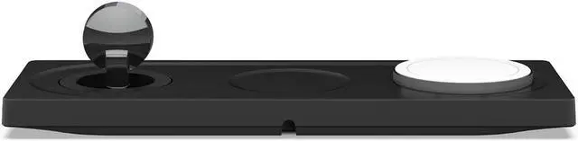 Alt view image 7 of 8 - Belkin 3-in-1 Wireless Charging Pad with Official MagSafe Charging 15W, Black